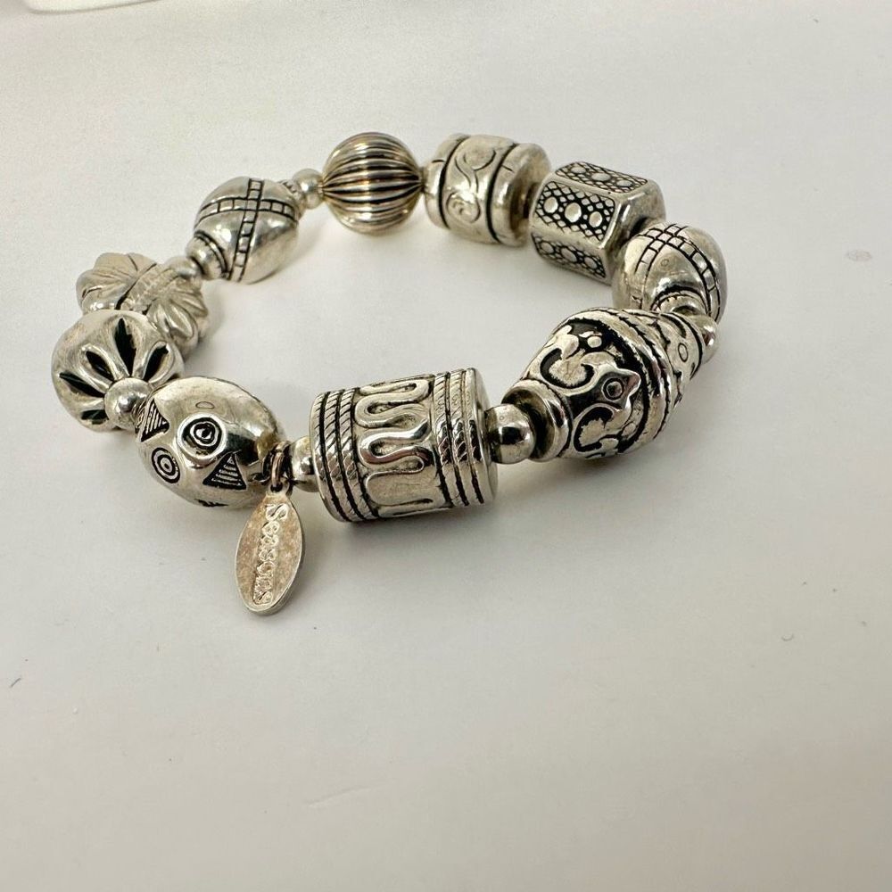 Seasonsโsilver tone beadedโbracelet